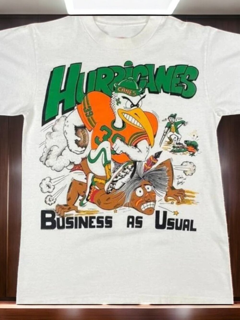 Vintage Style NCAA Miami Hurricanes Football Shirt, Miami Hurricanes Shirt